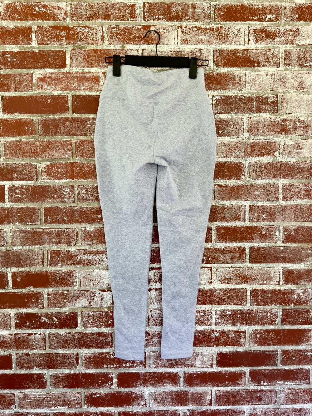 Zenana Women’s High Waisted Gray Leggings Size M Cotton Cozy Basics - Picture 2 of 5